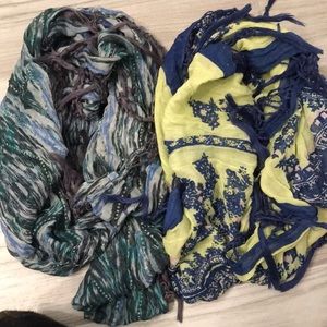 Scarf bundle, dress scarfs thin!